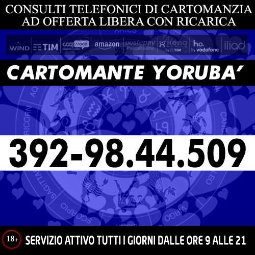 Consulto di Cartomanzia con offerta libera (ricarica telefonica)